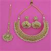 Antique Choker Necklace with Gold Plating