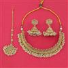 Antique Choker Necklace with Gold Plating