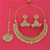 Antique Choker Necklace with Gold Plating