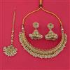 Antique Choker Necklace with Gold Plating