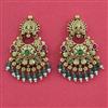 Antique Chand Earring with Matte Gold Plating
