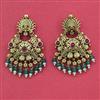Antique Chand Earring with Matte Gold Plating