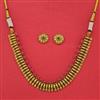Antique Classic Necklace with Matte Gold Plating