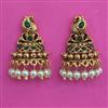 Antique Birds Earring with Matte Gold Plating