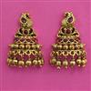 Antique Birds Earring with Matte Gold Plating