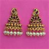 Antique Birds Earring with Matte Gold Plating