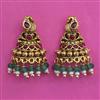 Antique Birds Earring with Matte Gold Plating