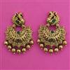 Antique Birds Earring with Matte Gold Plating