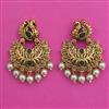 Antique Birds Earring with Matte Gold Plating