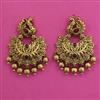 Antique Birds Earring with Matte Gold Plating