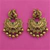 Antique Birds Earring with Matte Gold Plating