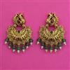 Antique Birds Earring with Matte Gold Plating