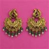 Antique Birds Earring with Matte Gold Plating