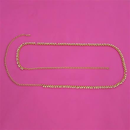 Antique Pearl Belt with Gold Plating