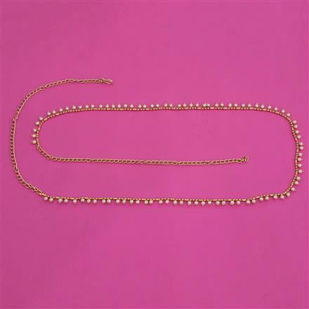 Antique Pearl Belt with Gold Plating