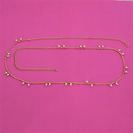 Antique Pearl Belt with Gold Plating