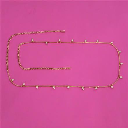 Antique Pearl Belt with Gold Plating