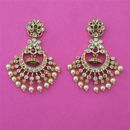 Antique Chand Earring with Gold Plating