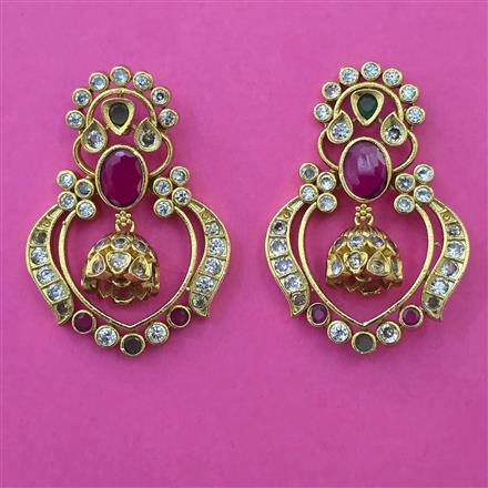 Antique Classic Earring with Gold Plating