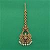 Antique Temple Tikka with Matte Gold Plating