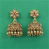 Antique Jhumki with Matte Gold Plating