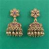Antique Jhumki with Matte Gold Plating
