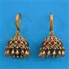 Antique Jhumki with Matte Gold Plating