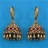 Antique Jhumki with Matte Gold Plating
