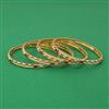 Antique 4 Pc Pearl Bangles with Gold Plating