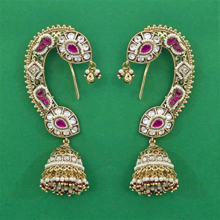 Antique Earcuff with Matte Gold Plating
