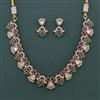 Antique Classic Necklace with Mehndi Plating