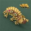 Antique Birds Ring with Rajwadi Matte Plating