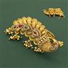 Antique Birds Ring with Rajwadi Matte Plating