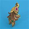 Antique Birds Ring with Rajwadi Matte Plating