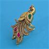 Antique Birds Ring with Rajwadi Matte Plating