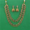 Antique Layered Necklace with Gold Plating