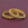 Antique Openable Bangles with Matte Gold Plating