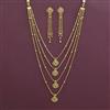 Antique Layered Necklace with Gold Plating
