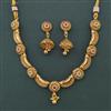 Antique Classic Necklace with Matte Gold Plating