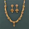 Antique Classic Necklace with Matte Gold Plating