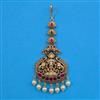 Antique Temple Tikka with Matte Gold Plating