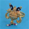 Antique Birds Ring with Gold Plating