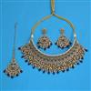 Antique Mukut Necklace with Mehndi Plating