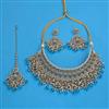 Antique Mukut Necklace with Mehndi Plating
