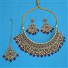 Antique Mukut Necklace with Mehndi Plating
