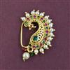 Antique Pearl Nose Ring with Gold Plating