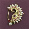 Antique Pearl Nose Ring with Gold Plating