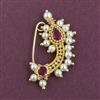 Antique Pearl Nose Ring with Gold Plating
