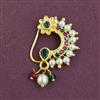 Antique Pearl Nose Ring with Gold Plating