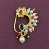 Antique Pearl Nose Ring with Gold Plating